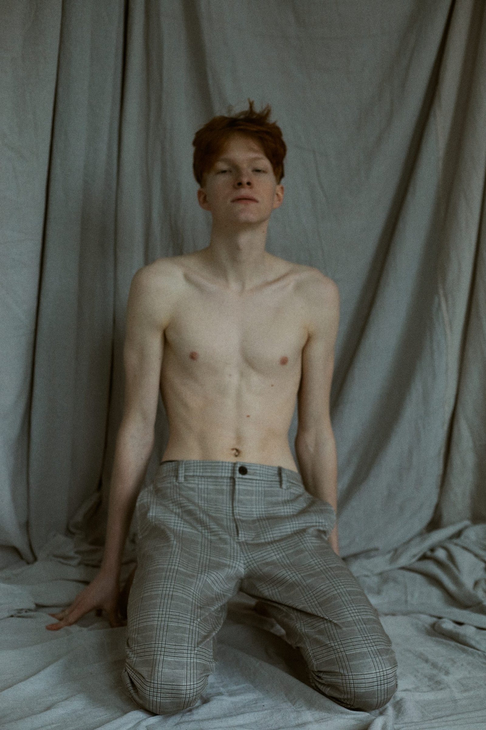 Rapolas Pranciškus, model profile portrait